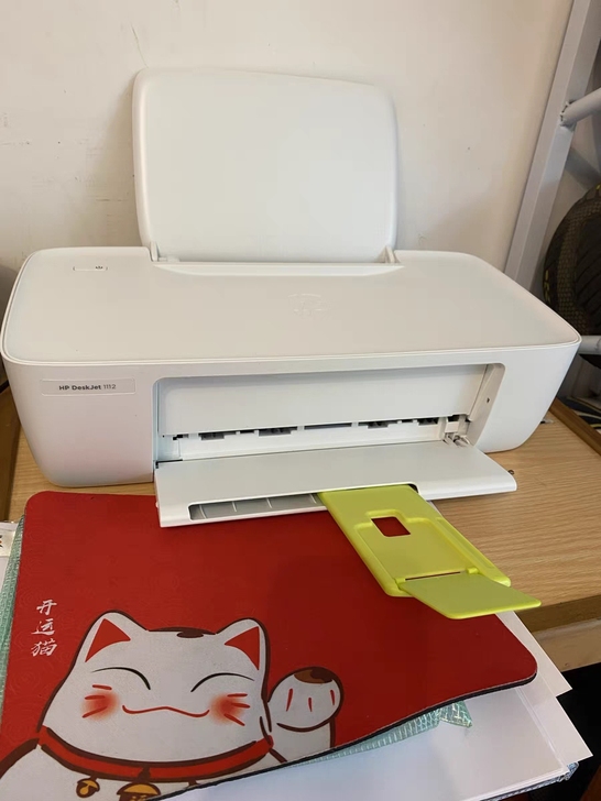 九成新HP普惠1112彩色喷墨二手打印机家...