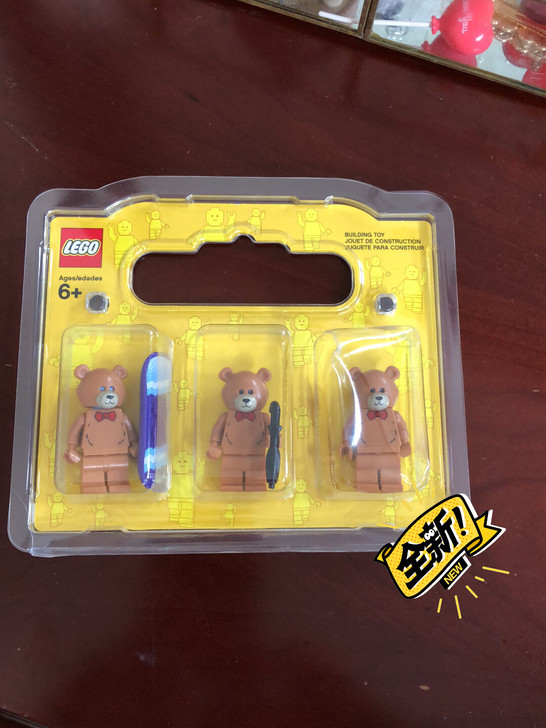 乐高 lego 正版 bam小熊人仔一盒三...