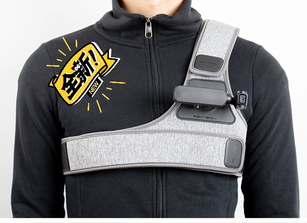 运动相机胸带 移动相机固定腰带魔术贴自由固定