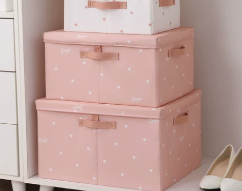 布艺收纳箱 布艺收纳箱衣服家用储物盒筐整理...