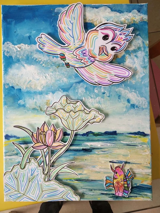 儿童房装饰画。