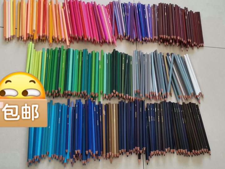 本范儿500支彩色铅笔！