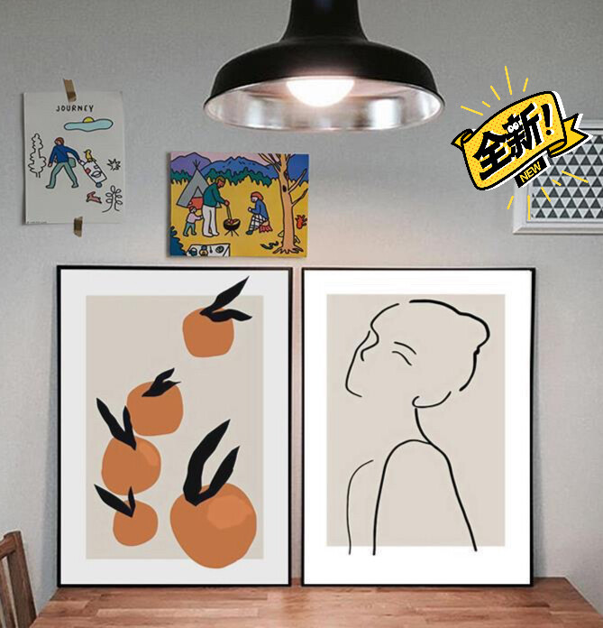 【12.9全新特价包邮】北欧风客厅装饰画简...