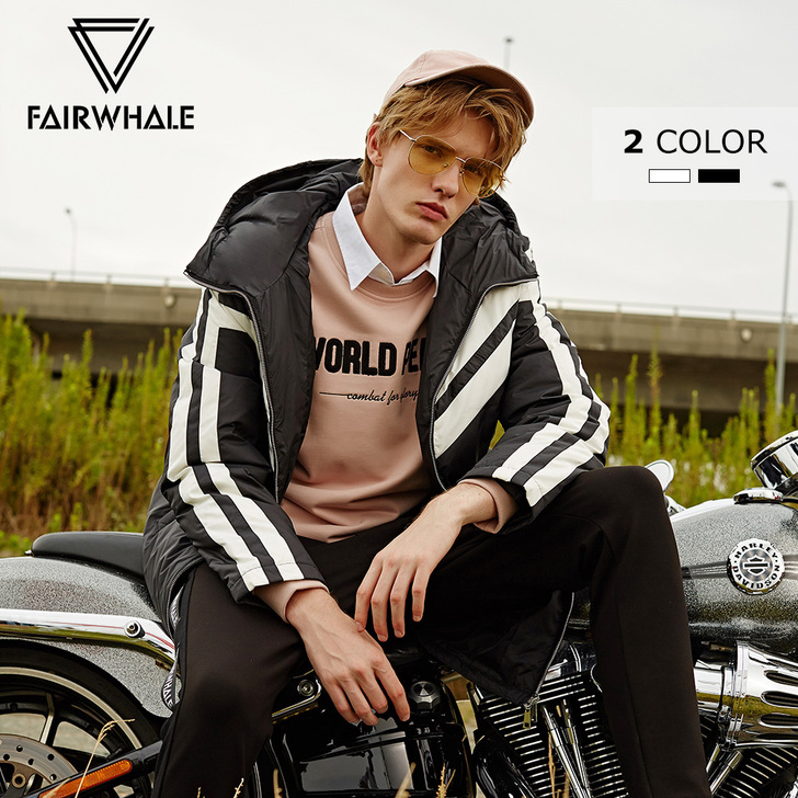 马克华菲中长款男士外套ins潮流秋冬款时尚...