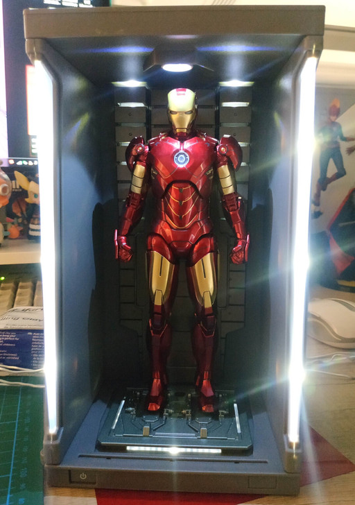 漫威复仇者联盟钢铁侠MK4蜘蛛侠格纳库发光...