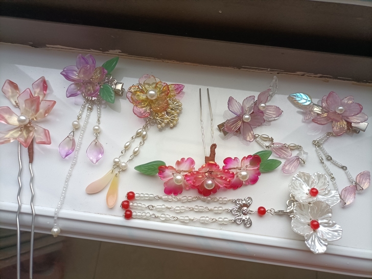 发簪发梳发夹古风汉服发饰合集