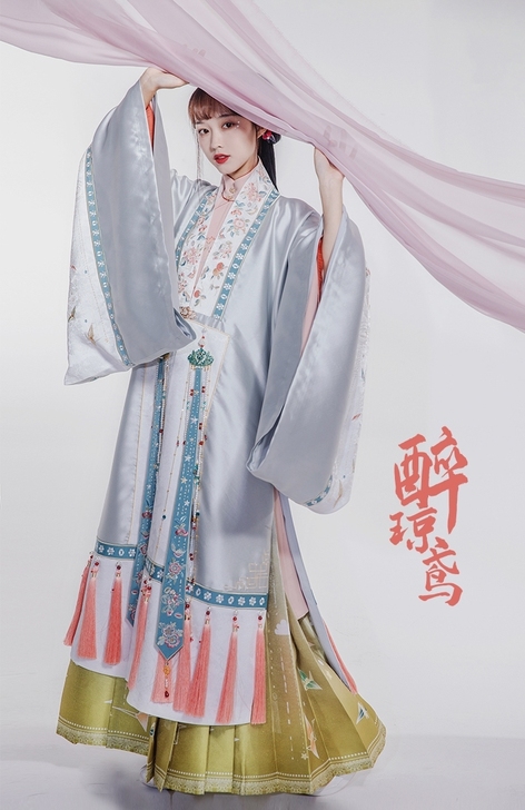 出租七月夕周年庆走秀款  醉琼鸢 明制汉服...