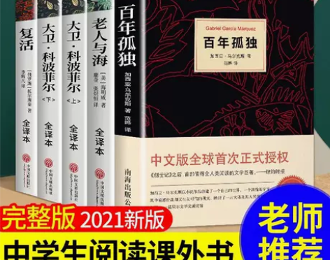 百年孤独中文版完整版 大卫科波菲尔老人与海...