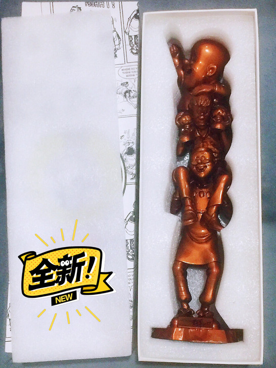 2017年老夫子、大蕃薯、秦先生绝版铜像：...