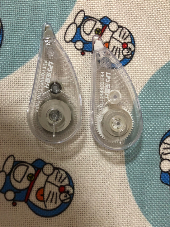 乐普升修正带两个（全新）+名创优品按动笔紫...