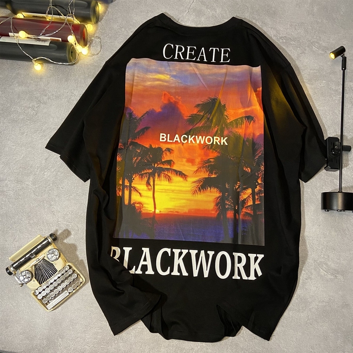 夏季纯棉短袖t恤男2021新款美式复古港风...