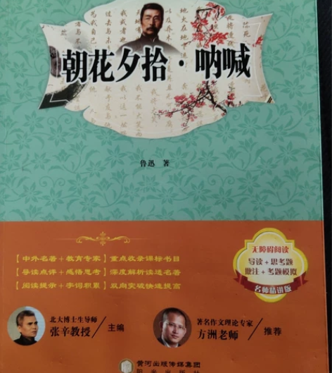 全新包邮朝花夕拾与呐喊,带有阅读帮助,买来...