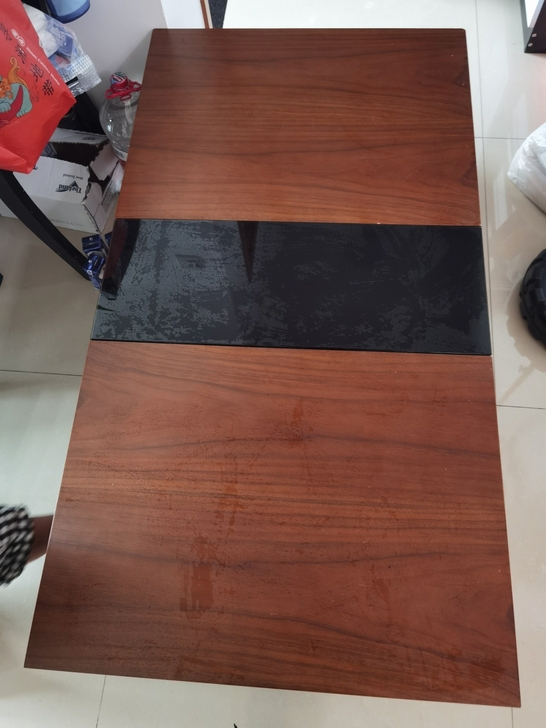 转自家茶几,原价1500,因为家里重新布置...