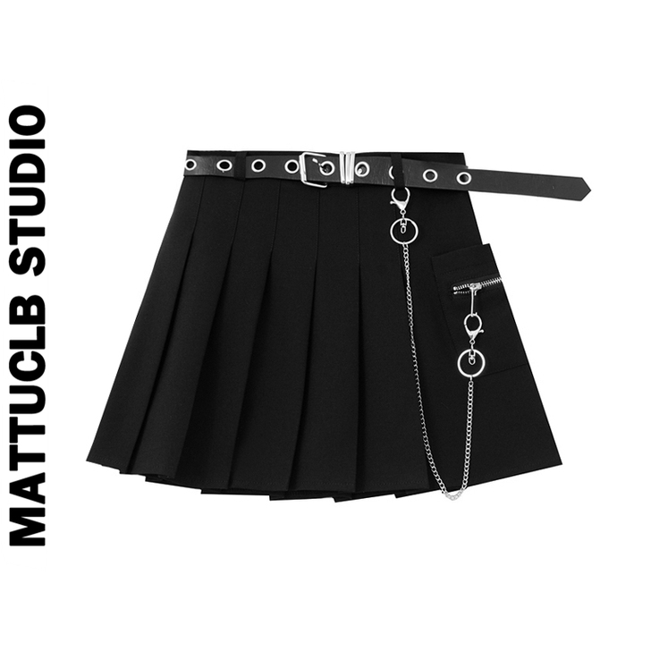 半身裙穿过2次，洗一次皮带链子都在，腰围72