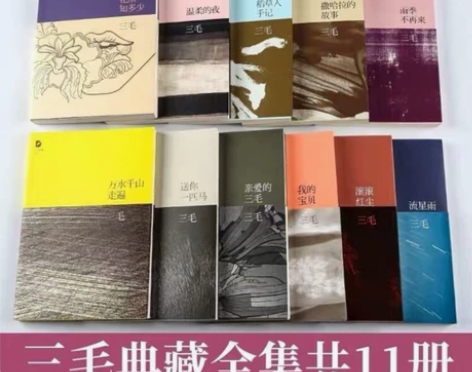 三毛作品全集全套11册全套珍藏版 撒哈拉的...