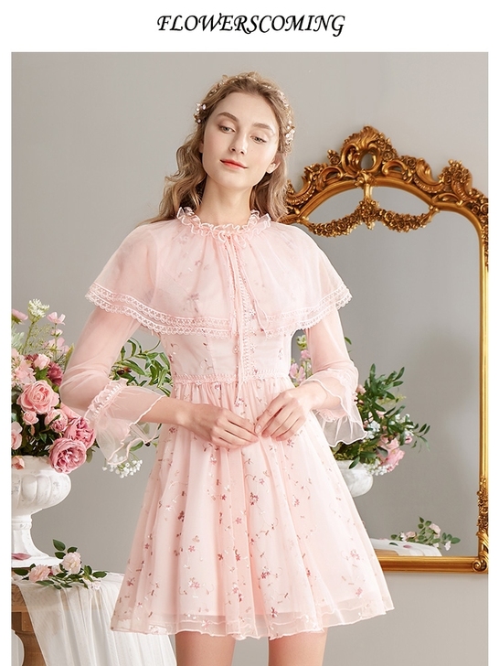 花儿开了全新带吊牌连衣裙仙女裙，L码，全新...