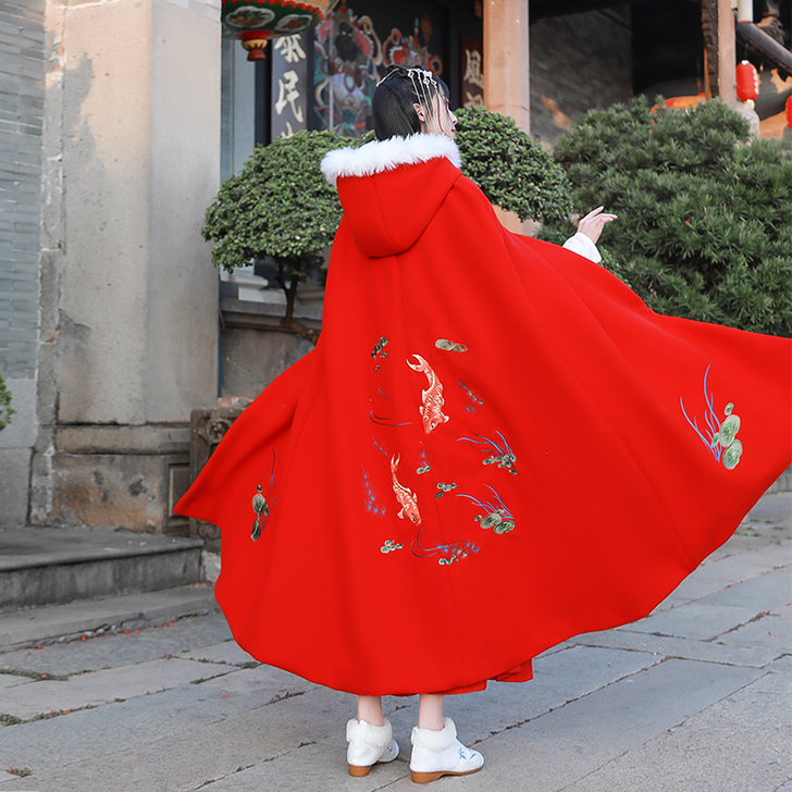 汉服女中国风仙女樱花超仙古风改良汉元素襦裙...