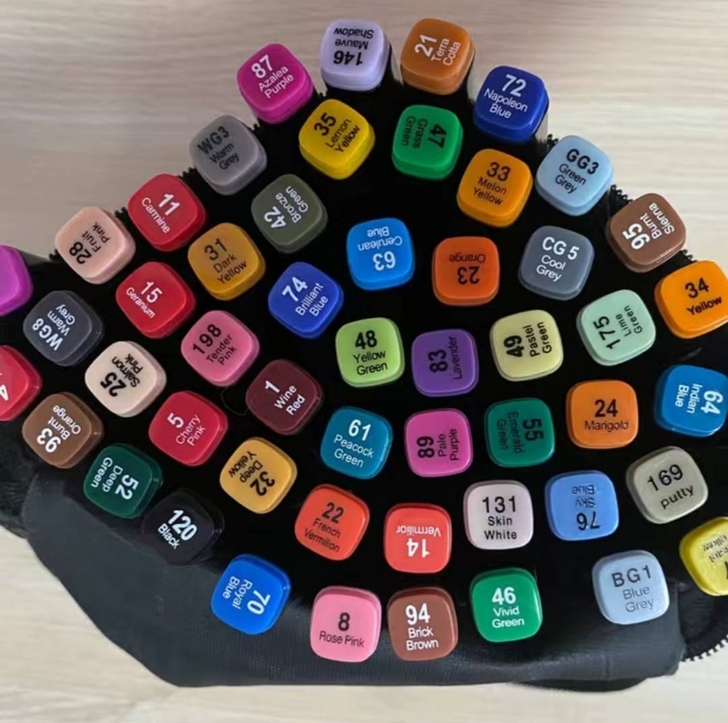 亏 本处理大包装马克笔   54支23.8...