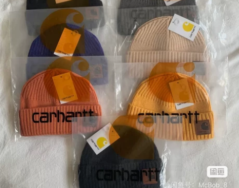 Carhartt单板滑雪帽地主帽瓜皮帽冷帽...