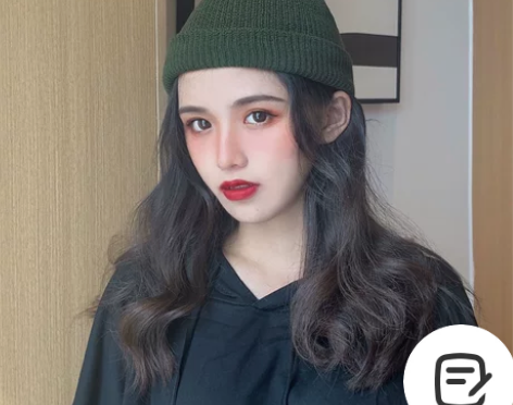 ins黑色针织毛线帽子女秋冬季雅痞瓜皮帽地...