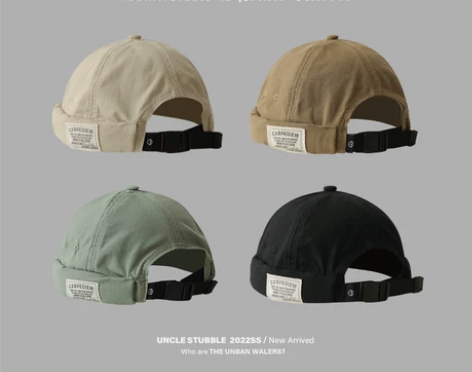 Civer kro日本设计师瓜皮帽男女日系...