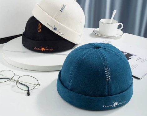 #百搭帽子 全新   瓜皮帽帽子潮牌男士女...