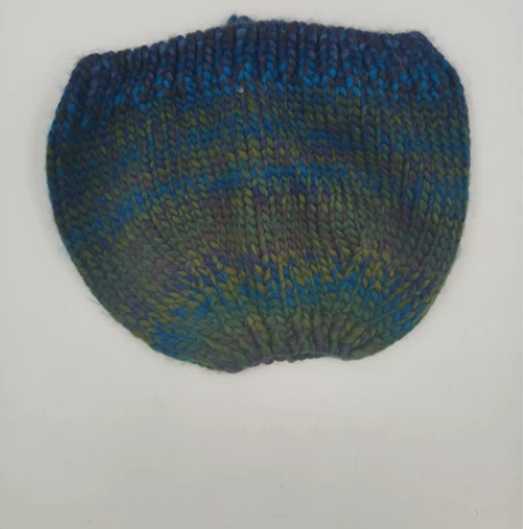 CC单层多股空顶马尾辫冰岛毛粗毛线针织保暖...