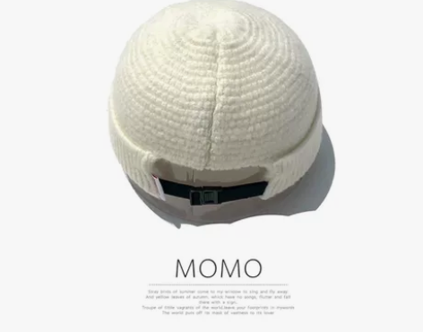 帽子瓜皮帽男秋冬季韩版针织毛线复古地痞帽嘻...