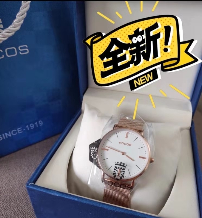 全新雷克斯男士石英手表全新正品雷克斯ROC...