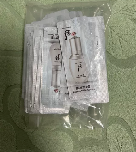 后 Whoo 雪美白精华 共50片 保质期...