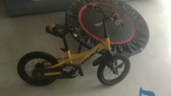 儿童自行车,没怎么骑过,现在大了骑不了可刀