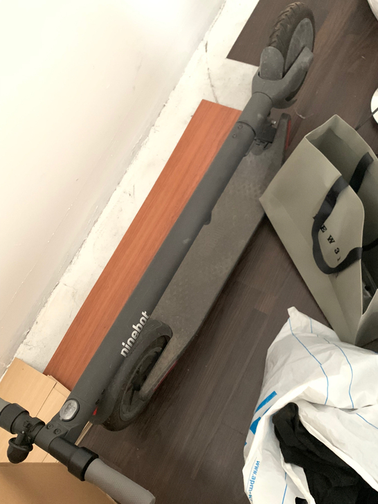 Ninebot九号电动滑板车成年折叠站骑轻...