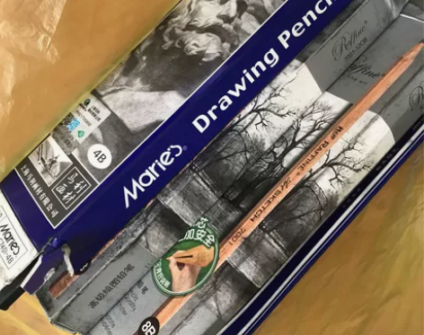 马利和马可的铅笔 4B6B8B全新 笔都没...