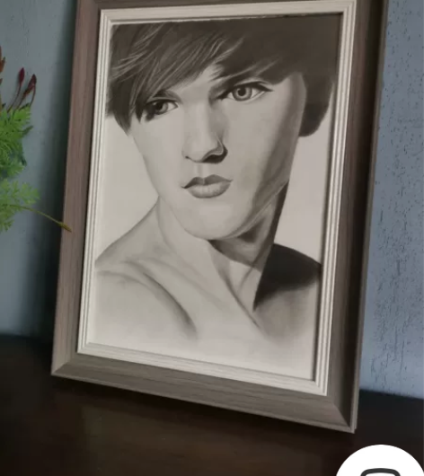 画  艺术装饰画 8K素描、尺寸29cm*...