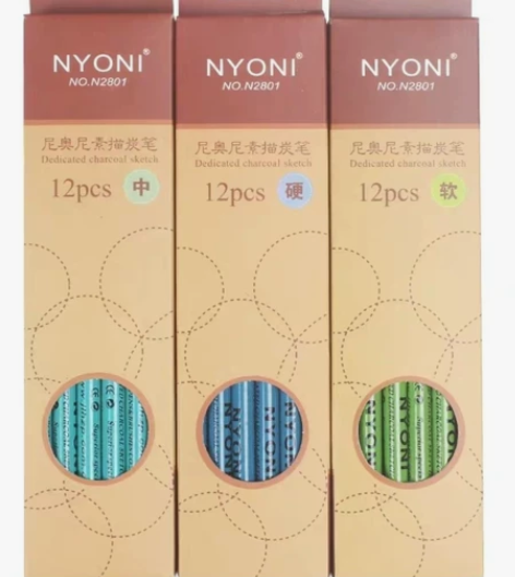 素描专业软碳笔尼奥尼36支40块可单卖 感...