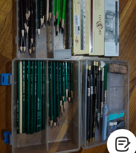 老人头4B铅笔,马克素描专用炭笔,nyon...