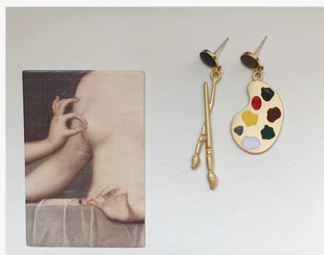 画框/打翻的调色盘 高级感不规则绘画盘92...