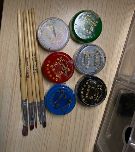 油彩 透明调色盘 两样东西打包15 创意化...