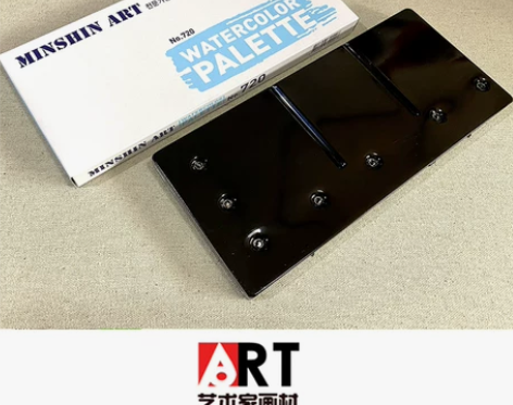 韩国进口兴一水彩调色盒 搪瓷写生调色NO7...