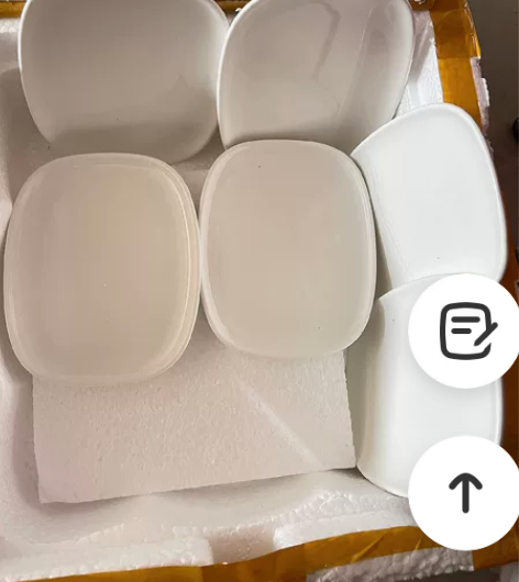 陶瓷调色盘6个25元包邮 材质：陶瓷 尺寸...