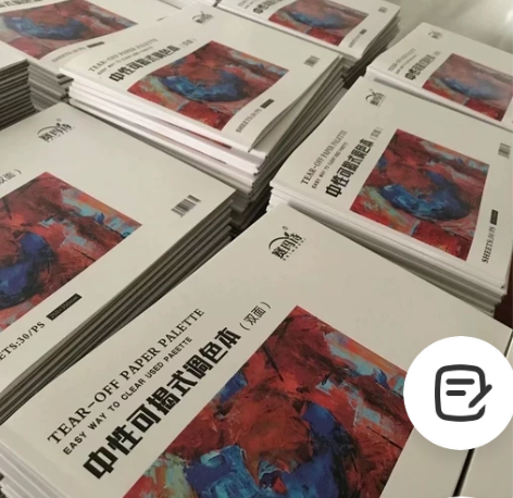 可撕调色本纸质调色板水粉调色纸免洗易撕丙烯...