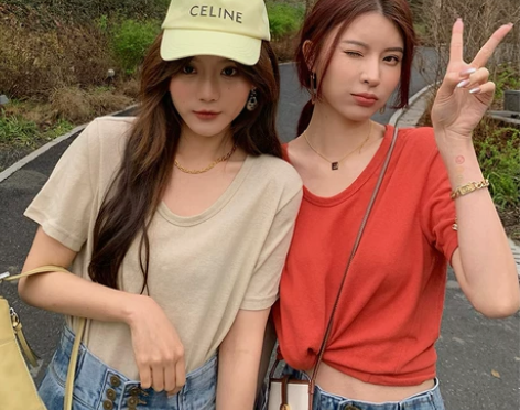 今晚开【春日调色盘】雪花亚麻~ 水滴U型领...