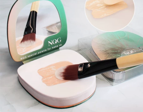 NQG免洗粉底液调色盘180次一次性化妆调...