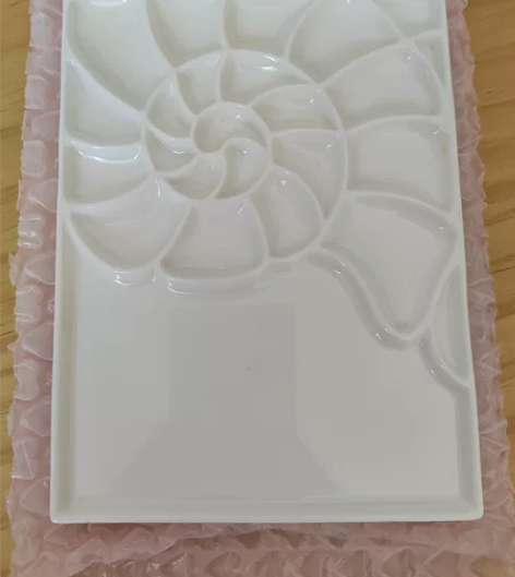 水彩调色盘骨瓷海螺调色盘 海螺调色盘有很多...