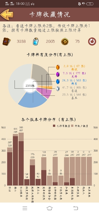 炉石传说成品账号67橙177紫2665粉尘...