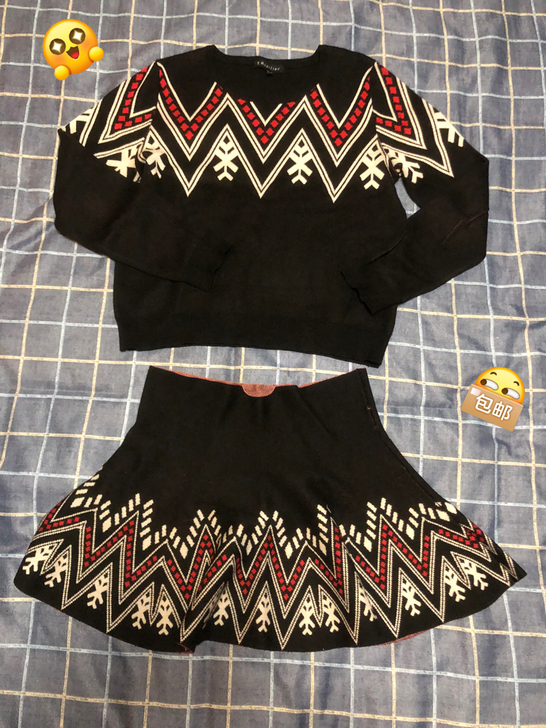 Modifier 针织分身裙 偏厚 暖和 ...