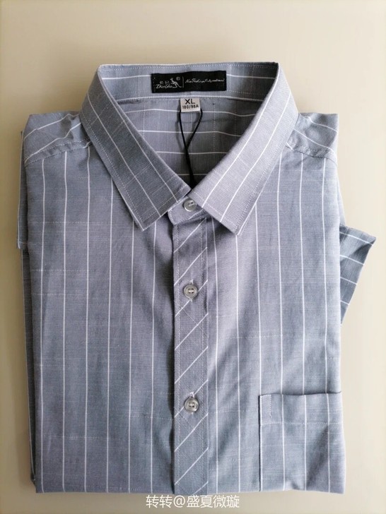 夏季薄款男士休闲衬衣短袖