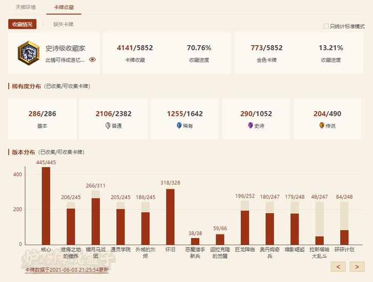 性价比炉石账号8付费皮肤204橙290紫炉...