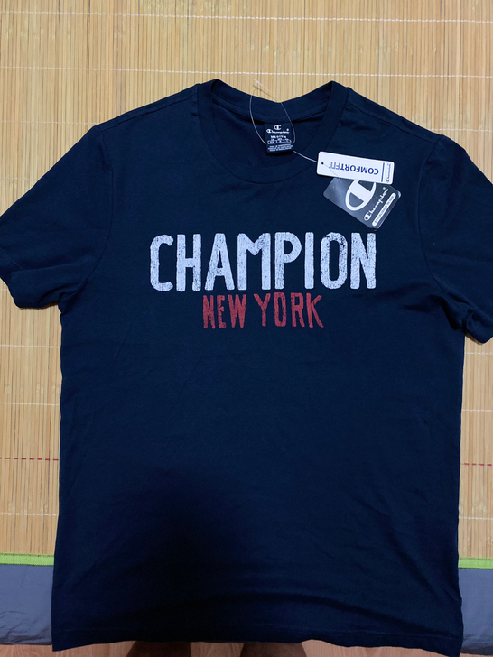 champion 男士字母T恤