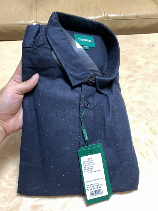 雅戈尔长袖衬衫夏季男士官方商务休闲纯棉DP...